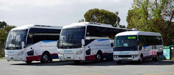 Driver St Michaels Grammar School Scania K310IB Higer A30 19 & 20 and Fuso Rosa 128